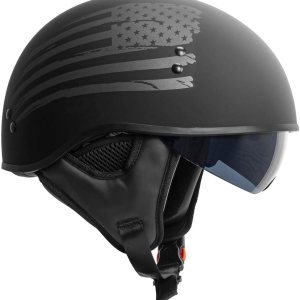 TORC T59 Motorcycle Half Helmet with Magnetic Buckle DOT Approved TORC T59 Motorcycle Half Helmet with Magnetic Buckle DOT Approved