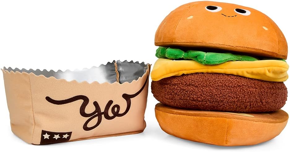 Kidrobot Yummy World Bonnie Burger – Peluche interactivo de 13 pulgadas