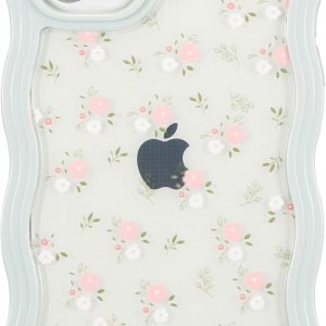 ZCDAYE Funda floral compatible con iPhone 11, patrón de flores estéticas y bonita funda rizada con forma ondulada para mujeres y niñas, funda de TPU ZCDAYE Funda floral compatible con iPhone 11, patrón de flores estéticas y bonita funda rizada con forma ondulada para mujeres y niñas, funda de TPU