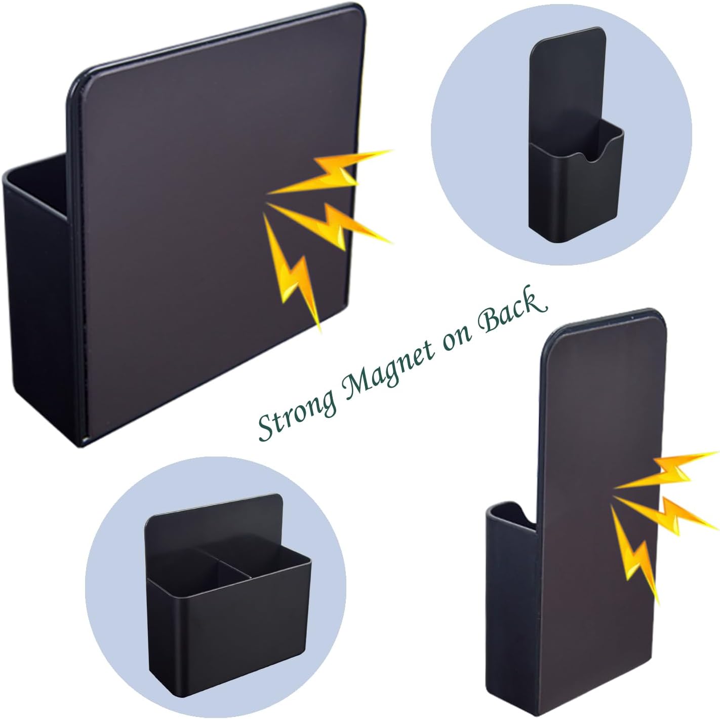 Yerpkefey Soporte magnético para bolígrafo, 2 piezas magnético de borrado en seco, soporte magnético para marcadores para pizarra blanca,