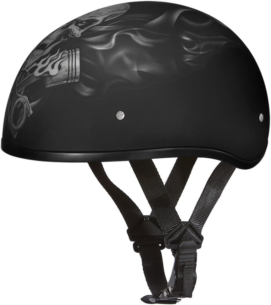 Daytona Helmets – Casco de motocicleta de media carcasa, aprobado por el DOT (gráficos)