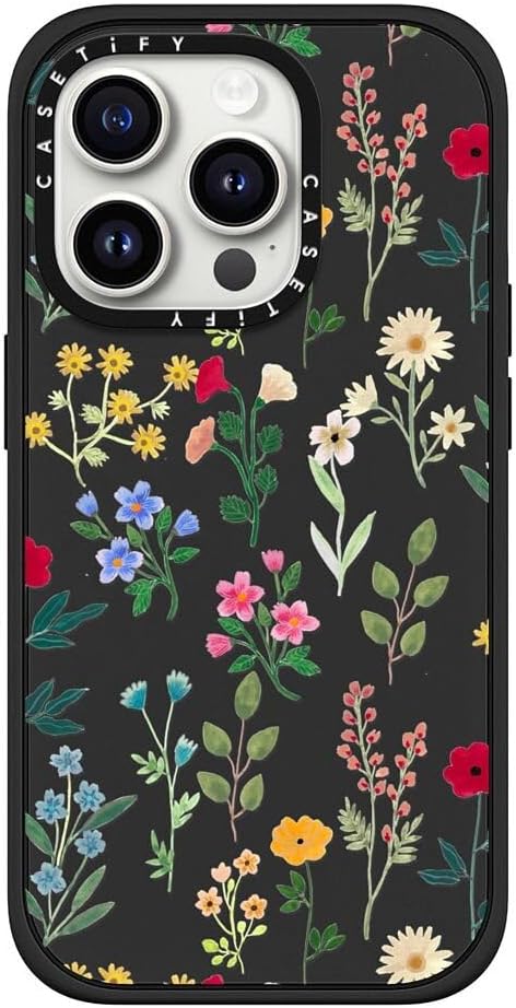 CASETiFY Impact – Funda para iPhone 15 Pro 4 veces probada contra caídas de grado militar, protección contra caídas de 8.2 pies – Estampado de