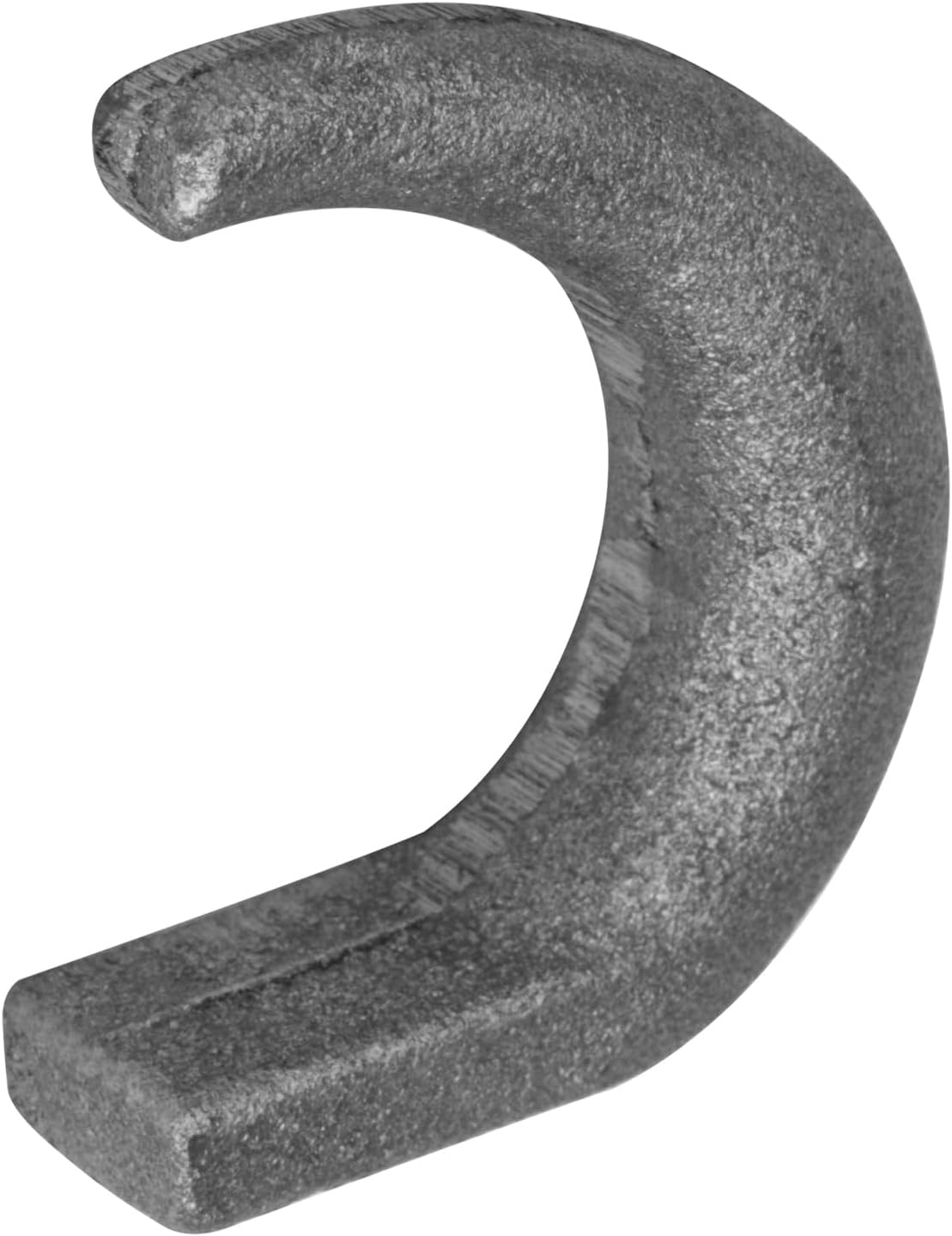 Paquete de 10 ganchos de cuerda soldables de acero al carbono de 2-38 x 2 pulgadas, ancho de apertura de 1-34 pulgadas, ganchos de amarre soldables
