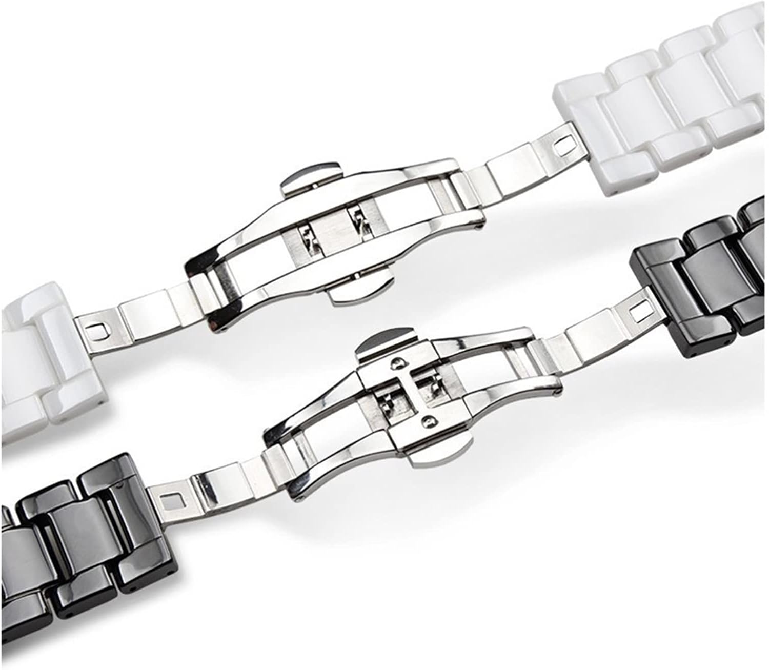 YANLITIAN C01 Ceramic Watch Strap 20mm Compatible With Galaxy Watch 44mm Watchbands Compatible With Samsung Gear S2 S3 14-22mm Suit