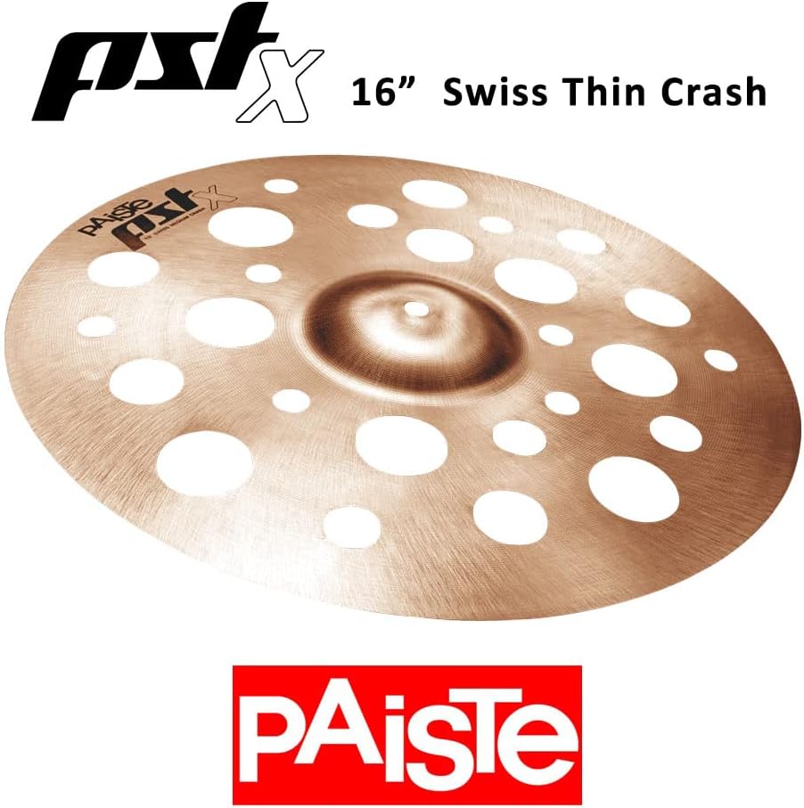 Paiste PST X Platillo suizo delgado crash (PSTXSWTHINC16)