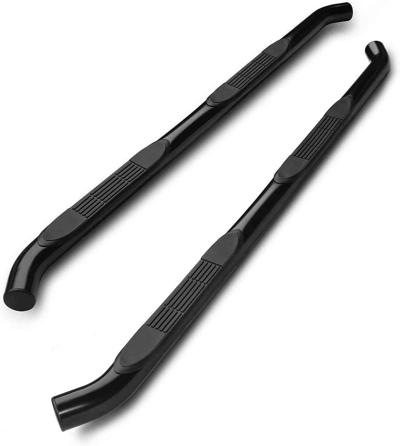 TAC – Estribos laterales negros de 3 pulgadas, compatibles con Toyota Tacoma 2005-2023, barras laterales de cabina de acceso, barras Nerf, rieles de