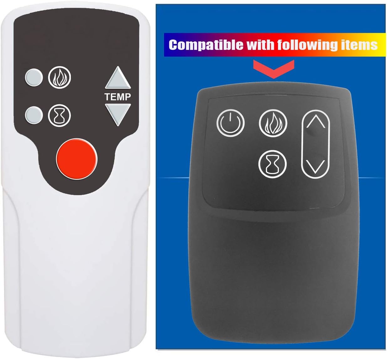 Repuesto para calentador eléctrico de chimenea CHIMNEYFREE Twin Star a control remoto 181RM9984 1811800GRA 1811800GRA-A003 1811800GRA-A004