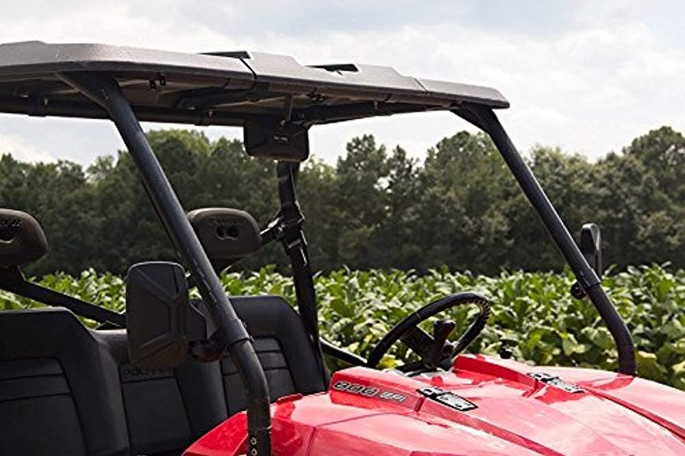 Seizmik Espejos laterales plegables UTV para modelos UTV de tubo redondo de 2 pulgadas  Juego de 2  Compatible con modelos seleccionados Yamaha, Can