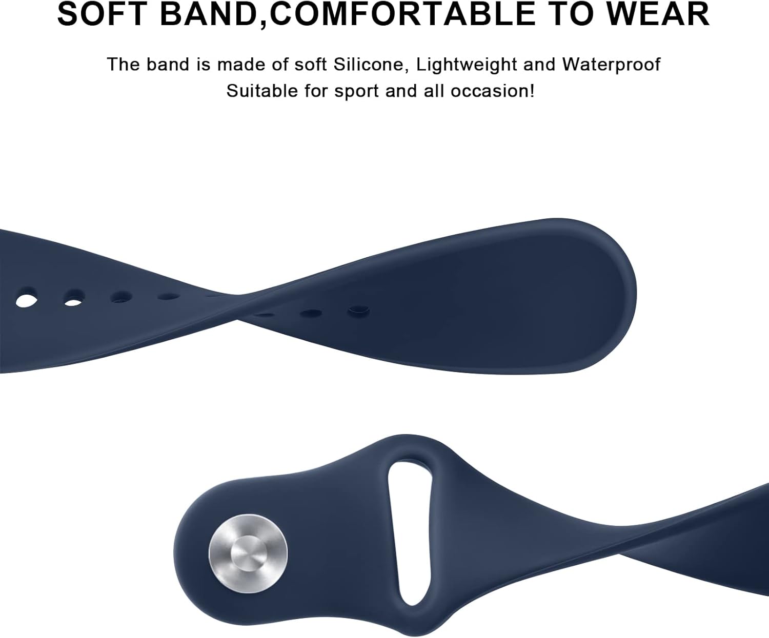 Wanme Compatible con Garmin Vivoactive 4 Bands, Garmin Venu 2 Band para mujeres y hombres, correa de repuesto de silicona suave de 0.866 pulgadas
