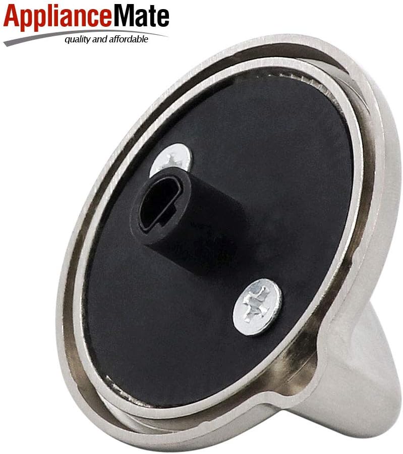 Pomo de control de quemador WB03K10303 mejorado de metal de cuerpo completo para quemador de superficie de estufa, compatible con perilla de control
