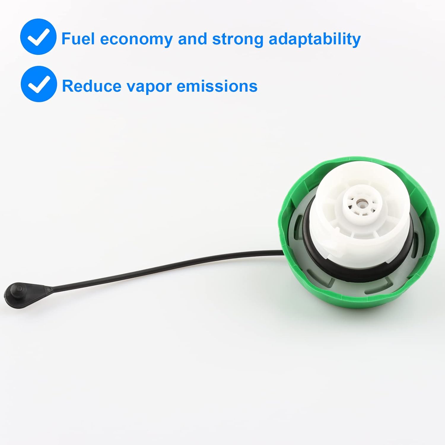 Tapa de gasolina verde de repuesto 52013994AB compatible con Dodge Jeep Ram Diesel – Ram 2500 2011-2012, Ram 3500 4500 5500 2011-2022, Dodge Ram