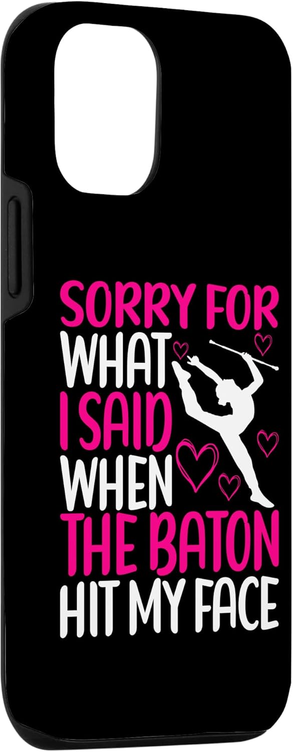 Funda para iPhone 14 Baton Twirling Outfit Majorette Baton Twirler