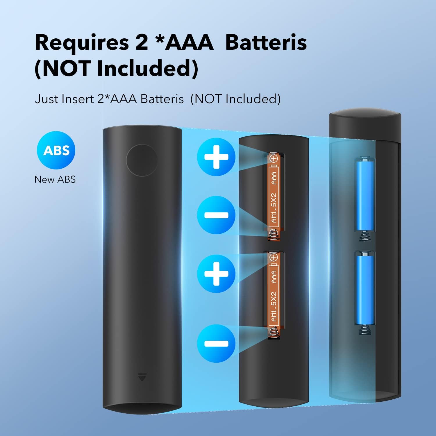 Mando a distancia de repuesto solo para televisores inteligentes Insignia y televisores inteligentes Toshiba con 6 botones de acceso directo, Prime