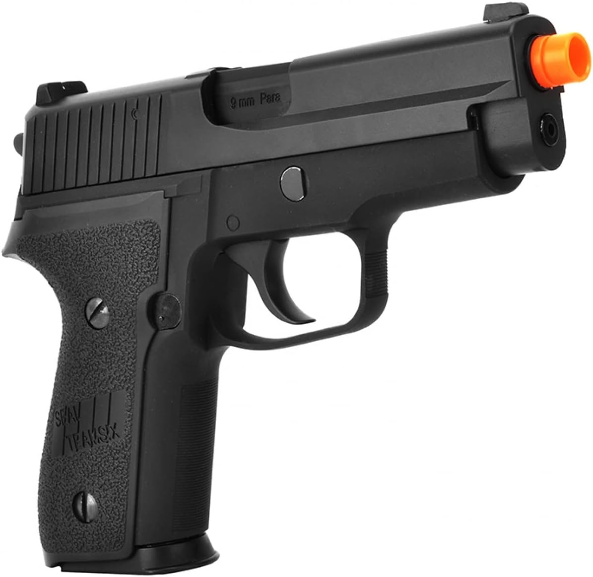 Pistola de Airsoft GBB de gas de la serie F228 (Color Negro)—WE-Tech