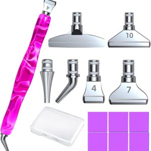 Diamond Painting Art Club – Juego de lápices con punta de acero inoxidable, multicolocadores y pegamento de arcilla para pintura de diamantes, arte Diamond Painting Art Club – Juego de lápices con punta de acero inoxidable, multicolocadores y pegamento de arcilla para pintura de diamantes, arte