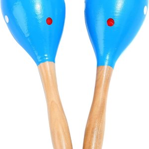 Maracas – Juego de 2 batidos de madera profesional para rumba, instrumentos musicales latinos, sonajeros de percusión de mano con ritmo de salsa Maracas – Juego de 2 batidos de madera profesional para rumba, instrumentos musicales latinos, sonajeros de percusión de mano con ritmo de salsa