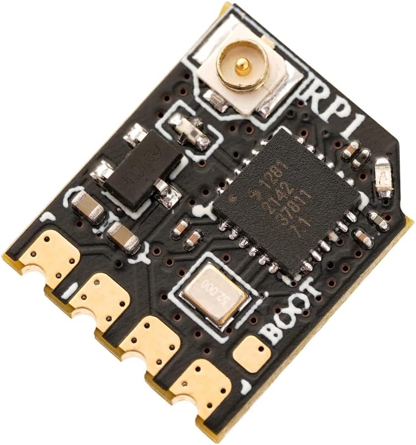 RadioMaster 2.4GHz RP1 ELRS FPV Receptor ExpressLRS Nano Receptor Viene con Antena UFL T de 2.559 in para transmisor de radio TX16S TX12 Zorro ELRS