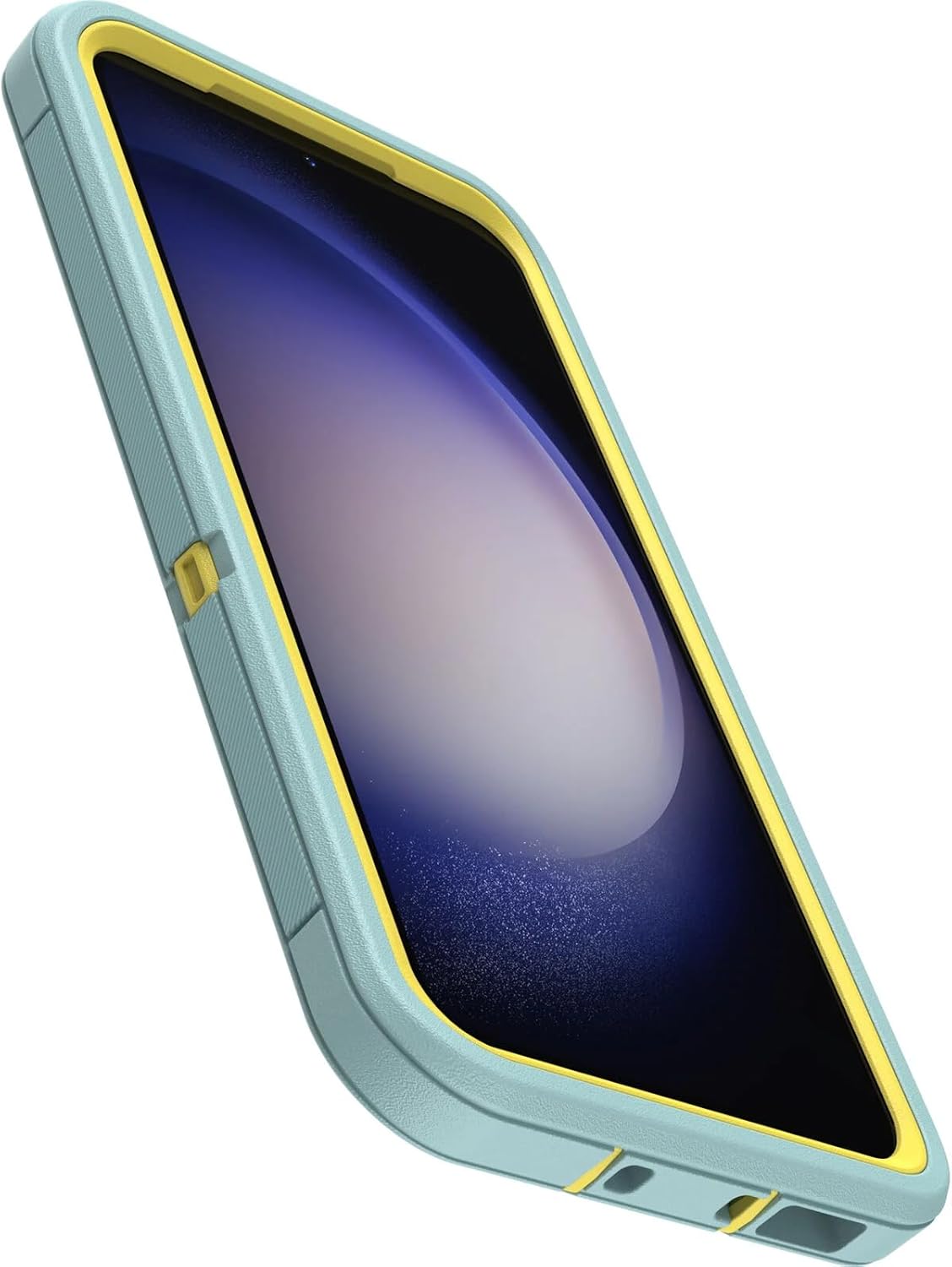 OtterBox Funda para Galaxy S23 (solamente) – Serie Defender – Velas y sol, resistente y duradera – con protección de puerto – Incluye soporte de