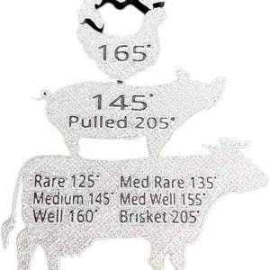 Regalo de barbacoa para hombres, fiesta de parrilla para marido, imán de temperatura de carne, 2023 nueva guía de temperatura de carne, imán de Regalo de barbacoa para hombres, fiesta de parrilla para marido, imán de temperatura de carne, 2023 nueva guía de temperatura de carne, imán de