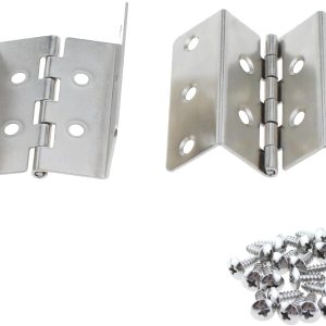 Bisagras decorativas de caja de 2 piezas, 1.732 x 0.591 x 0.039 in, cuatro bisagras plegables para puerta, gabinete, muebles, baúl de joyería vintage Bisagras decorativas de caja de 2 piezas, 1.732 x 0.591 x 0.039 in, cuatro bisagras plegables para puerta, gabinete, muebles, baúl de joyería vintage