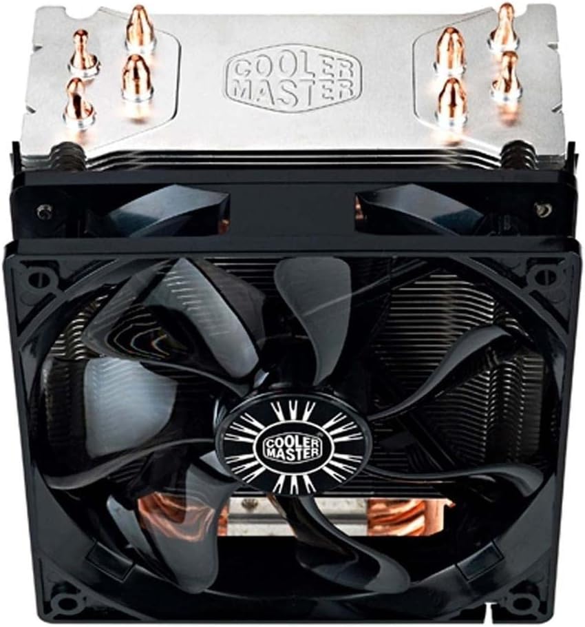 Enfriador híper compacto con doble tubería de contacto directo Cooler Master CPU , Hyper 212 LED
