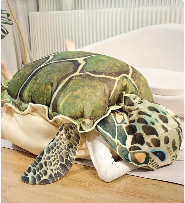 Muñeca de peluche de tortuga suave y esponjosa para fiesta de cosplay (talla L)