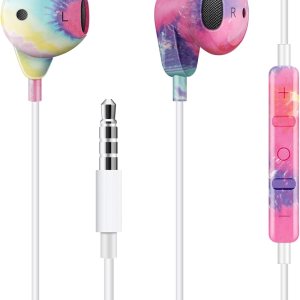 XNMOA Auriculares con cable con micrófono, auriculares con cable de 0.138 in, auriculares con cable intrauditivos estéreo de alta fidelidad, XNMOA Auriculares con cable con micrófono, auriculares con cable de 0.138 in, auriculares con cable intrauditivos estéreo de alta fidelidad,