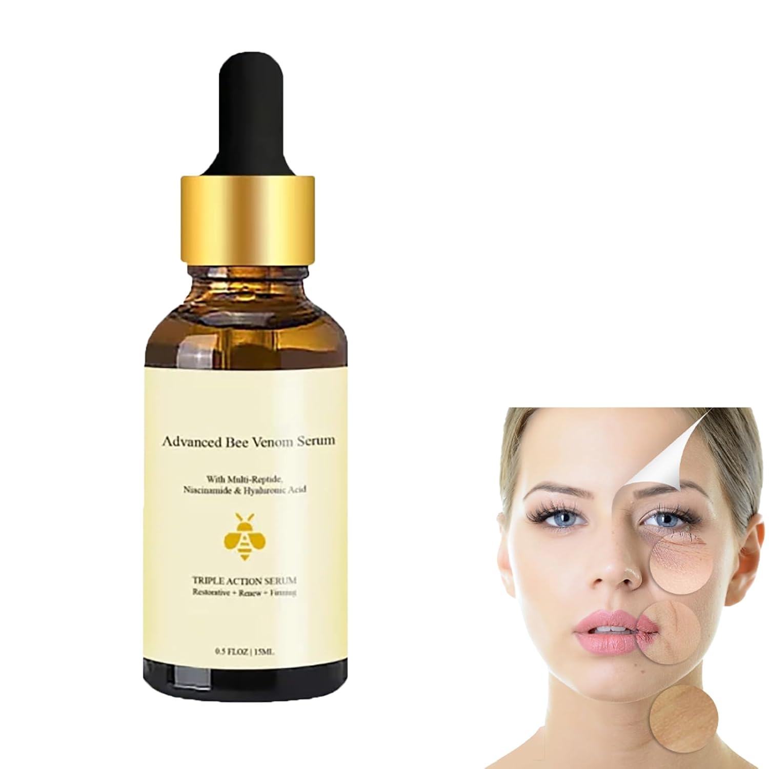 Vintesse Advanced Bee Venom Serum, suero de abeja Vintesse, suero Vintesse, suero de veneno de abeja Vintesse (1 unidad)