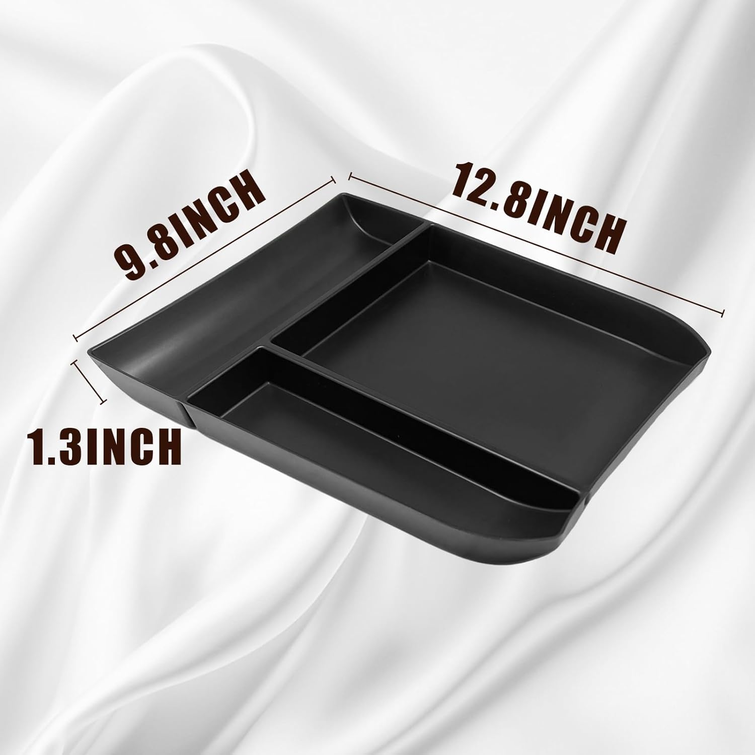 Bandeja organizadora de consola central inferior para Palisade 2023 2024, accesorios interiores, material ABS compatible con Hyundai Palisade 2021