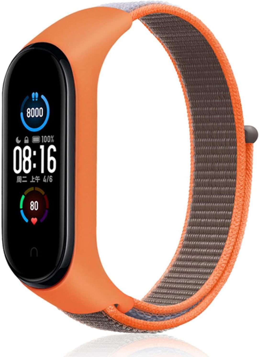 Nylon Sport loop reloj pulsera para mi banda 5 6 correa pulsera para mi banda 4 3 accesorios de pulsera