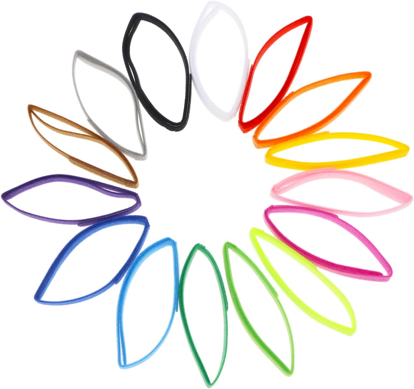 PENTA ANGEL Collares de parto para cachorros, 15 unidades, collares de identificación ajustables de doble cara, bandas de identificación suaves y