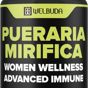 Cápsulas Pueraria Mirifica de 1000 mg con raíz de maca, raíz de Tongkat Ali, saúco, equinácea y más, apoya el bienestar de las mujeres de forma Cápsulas Pueraria Mirifica de 1000 mg con raíz de maca, raíz de Tongkat Ali, saúco, equinácea y más, apoya el bienestar de las mujeres de forma