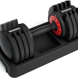 Mancuerna ajustable de 55 libras, mancuerna individual 5 en 1, ajuste de peso con mango de metal antideslizante, ideal para entrenamientos de Mancuerna ajustable de 55 libras, mancuerna individual 5 en 1, ajuste de peso con mango de metal antideslizante, ideal para entrenamientos de