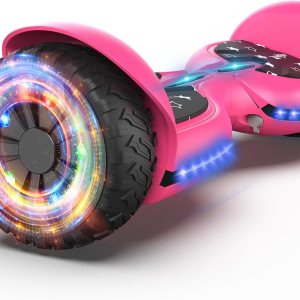 TOMOLOO Upgrated Hoverboards Q3X All Terrain Hoverboard with Colorful LED Lights, Self Balancing Scooter Off Road Hoverboards for Kids ages 6-12 and TOMOLOO Upgrated Hoverboards Q3X All Terrain Hoverboard with Colorful LED Lights, Self Balancing Scooter Off Road Hoverboards for Kids ages 6-12 and