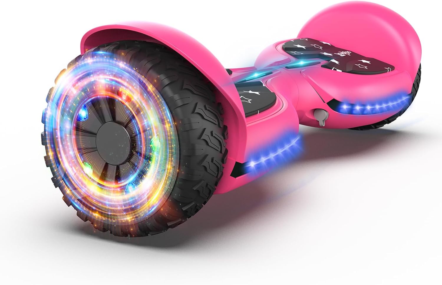 TOMOLOO Upgrated Hoverboards Q3X All Terrain Hoverboard with Colorful LED Lights, Self Balancing Scooter Off Road Hoverboards for Kids ages 6-12 and