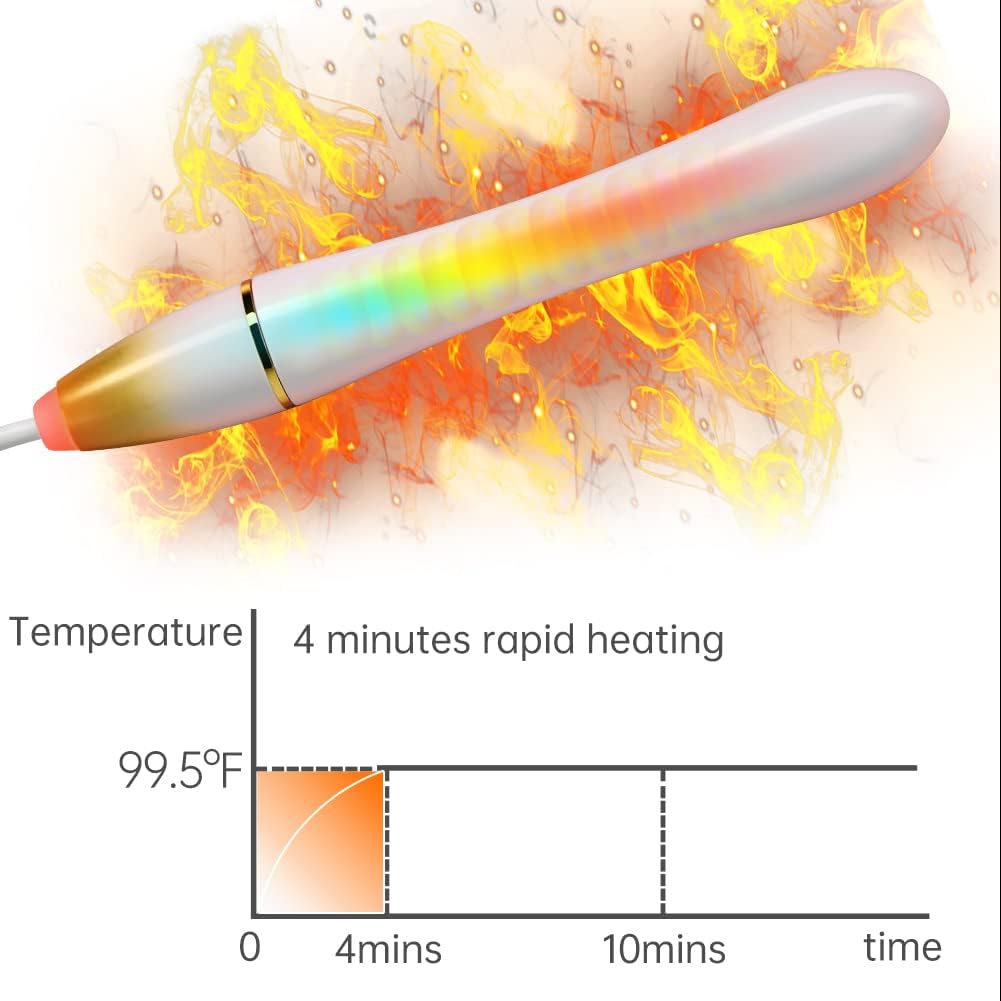 Masturbator – Varilla de calefacción para muñeca sexual, calentador automático de control de temperatura con calentamiento rápido de 4 minutos para