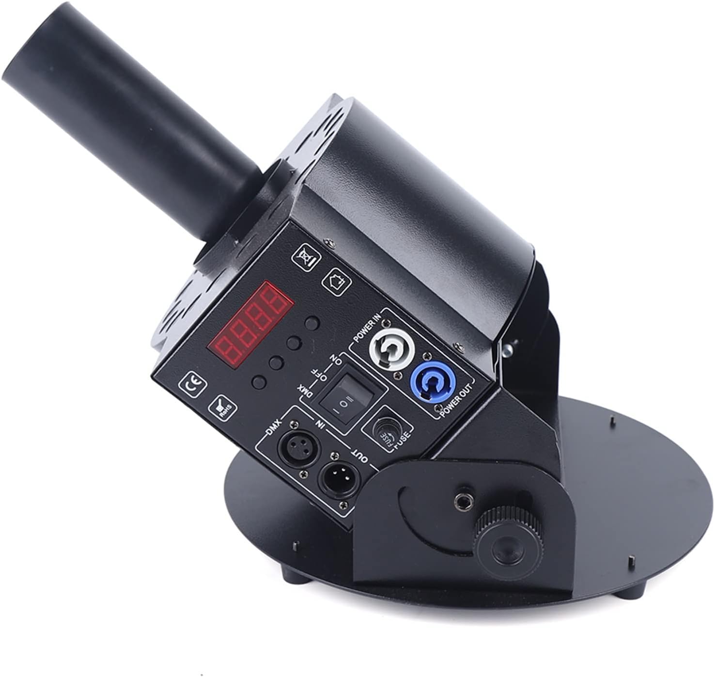 Máquina de humo LED de CO2 con manguera de gas, control DMX multiángulo para espectáculos de escenario, club, boda, fiesta, discoteca, DJ, eventos,