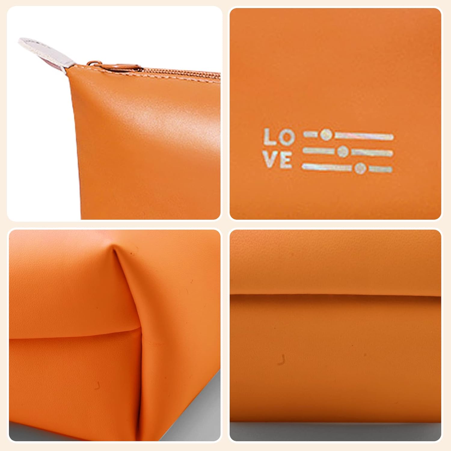 Bolsa organizadora de maquillaje de viaje, pequeña bolsa de cosméticos para bolso, bolsas de cosméticos de piel sintética para mujeres, bolsa de