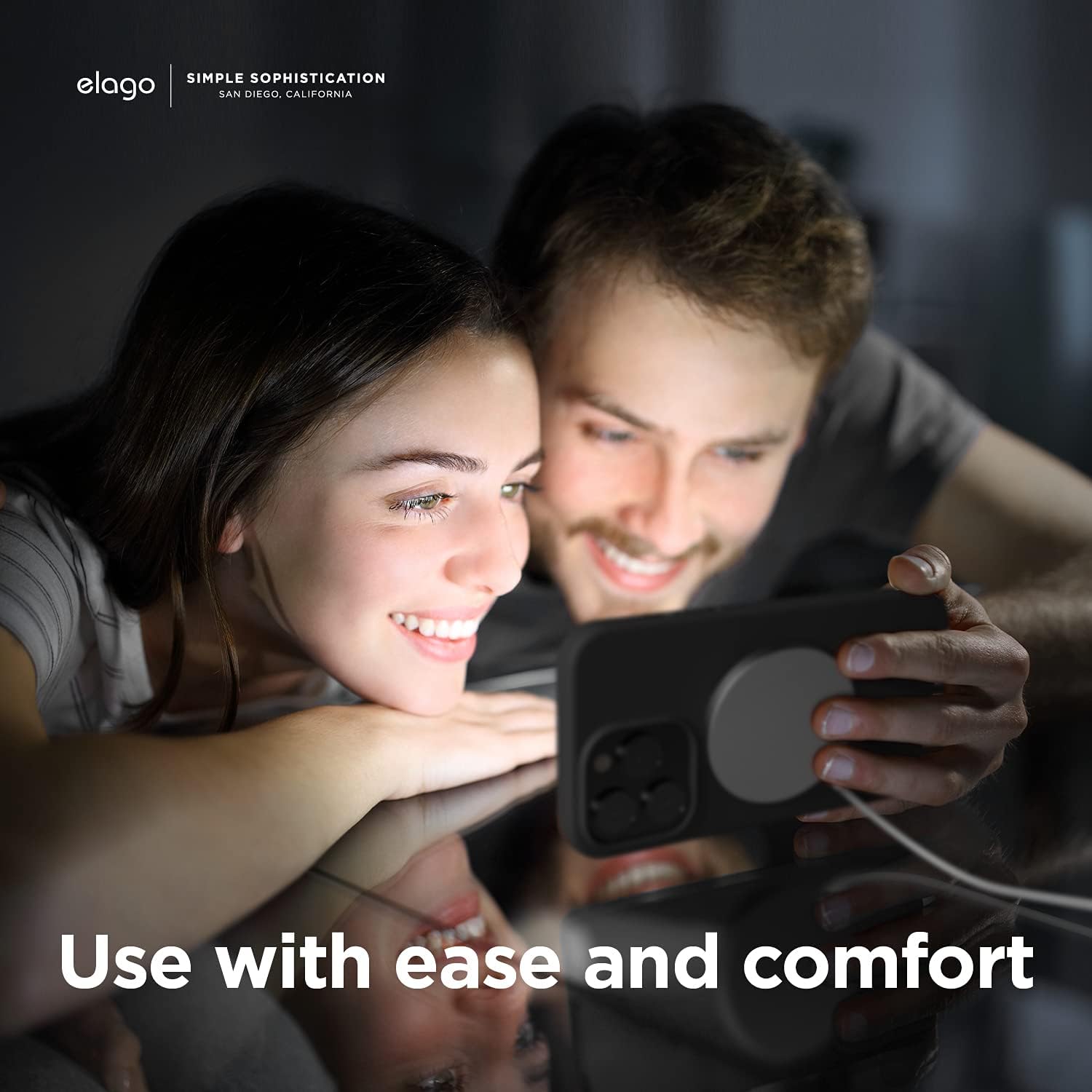 elago Funda magnética compatible con MagSafe y iPhone 13 Pro de 6.1 pulgadas, imanes integrados, silicona líquida, funda protectora, compatible con