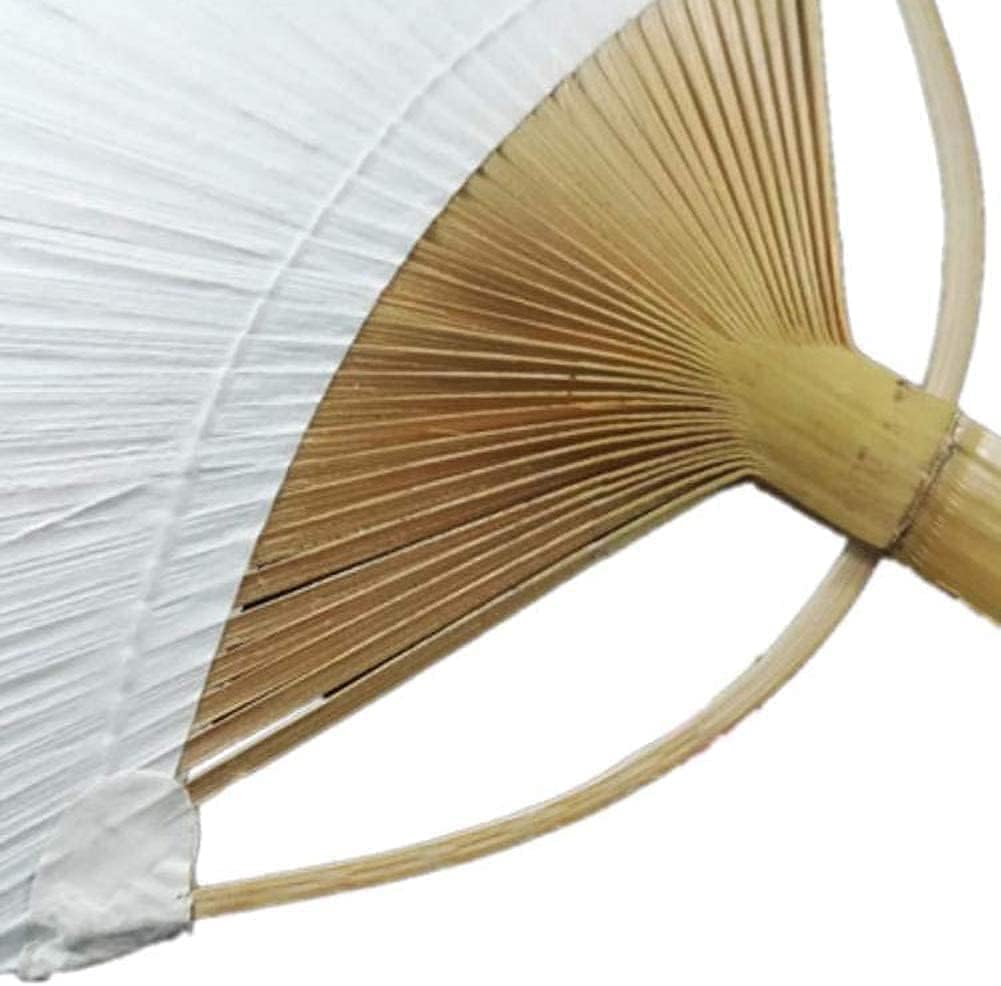 YFEIQI Abanicos decorativos de paleta blanca para fiestas de papel, ventiladores de pared portátiles eléctricos decorativos para el hogar, abanicos