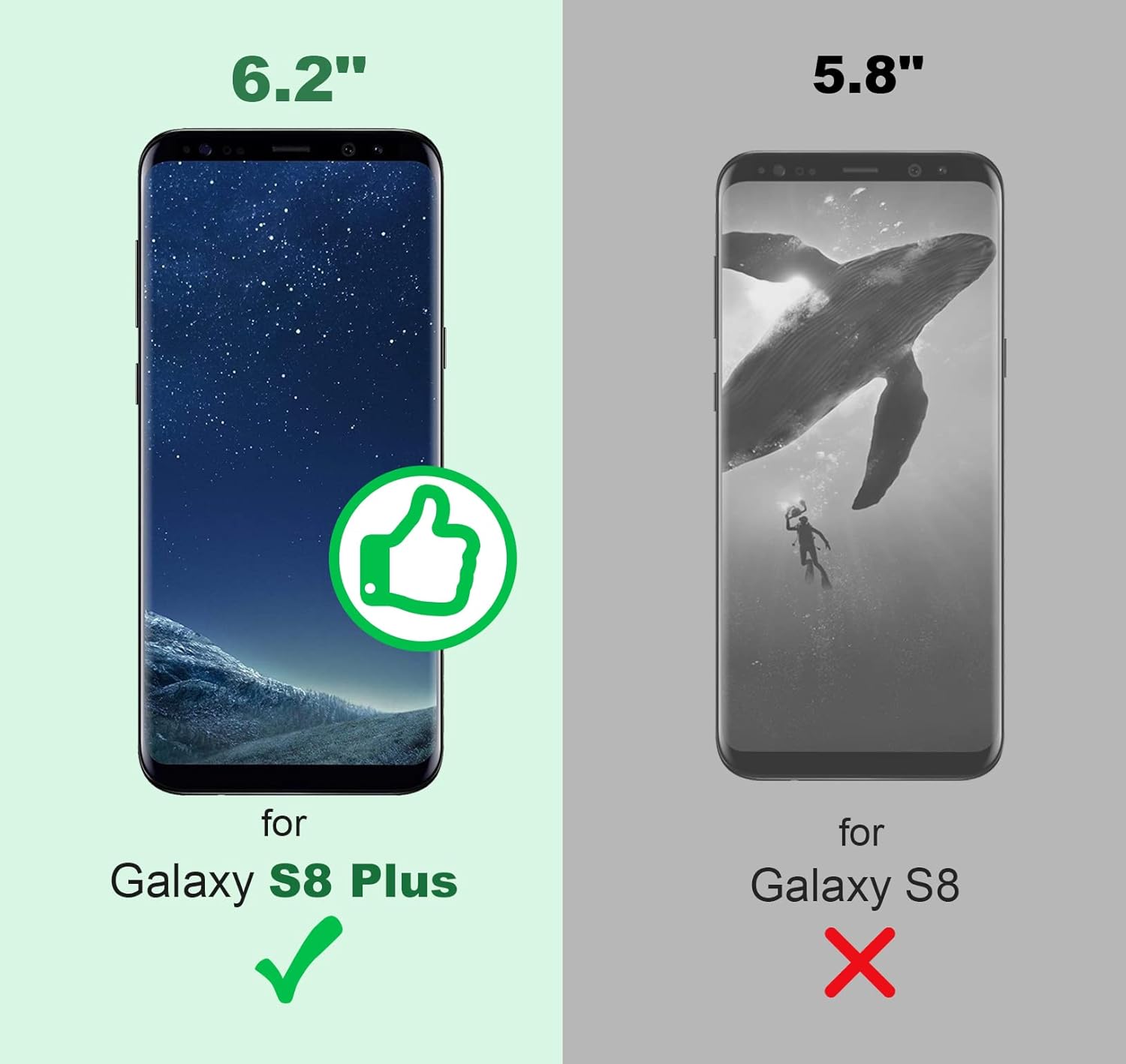 Silverback Funda para Galaxy S8 Plus, funda con purpurina holográfica líquida en movimiento con soporte de soporte, soporte de anillo de diamantes