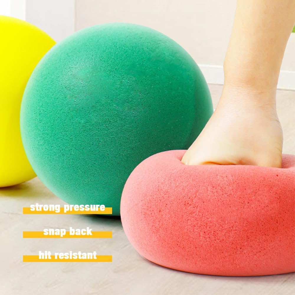 Baloncesto silencioso, baloncesto de espuma, pelota de entrenamiento para interiores, bola de espuma de alta densidad sin revestimiento, suave,