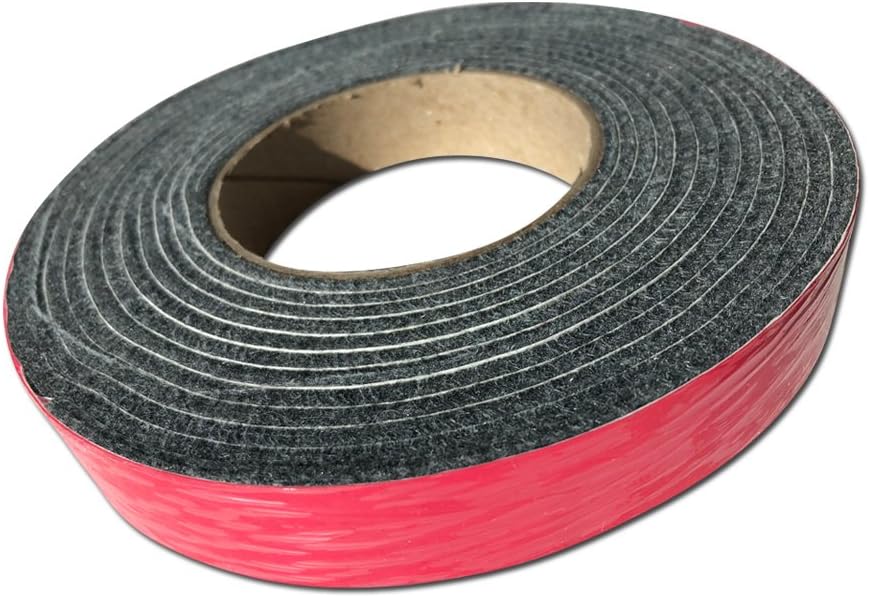 LavaLock RED – XTR78 1000F High Temp Rated BBQ Smoker Gasket Self Stick Felt 78 x 18