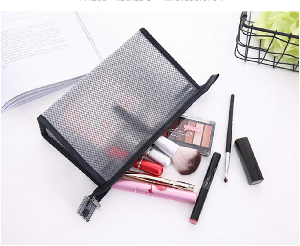 AKOAK Bolsa de maquillaje de viaje de 2 piezas, bolsa de almacenamiento portátil de EVA para necesidades diarias, impermeable, organizador de