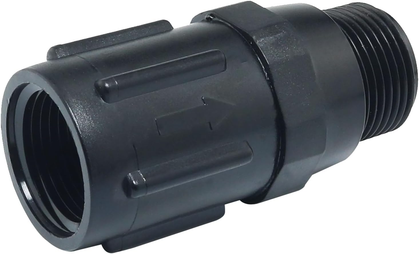 Regulador de presión Regulador de distribución de agua de riego por goteo, regulador de presión de 25 PSI, reductor de presión, válvula de flujo