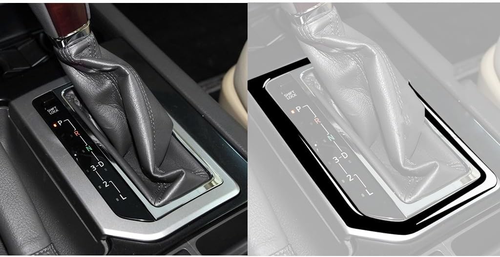 Car Center Conosle – Cubierta para panel de cambio de marchas, calcomanía de control compatible con Toyota Land Cruiser Prado 2010 2011 2012 2013