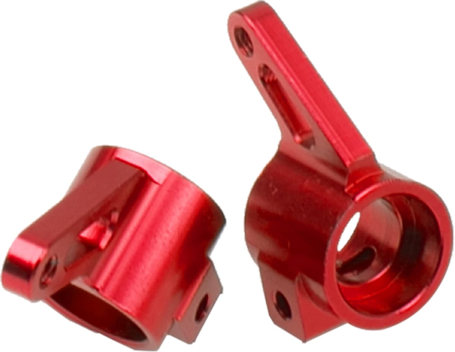 Bloques portadores de aluminio para nudillos delanteros compatibles con 110 Traxxas Slash 2WD Rustler Stampede Bandit RC Car, reemplazo de 3736