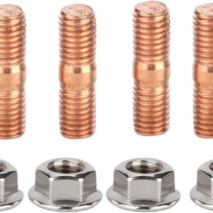 Kit de pernos Turbo, M10x1.50 Rosca T3 T4 T6 Kit de espárragos Turbo de escape, acero aleado de alta dureza Kit de pernos Turbo, M10x1.50 Rosca T3 T4 T6 Kit de espárragos Turbo de escape, acero aleado de alta dureza