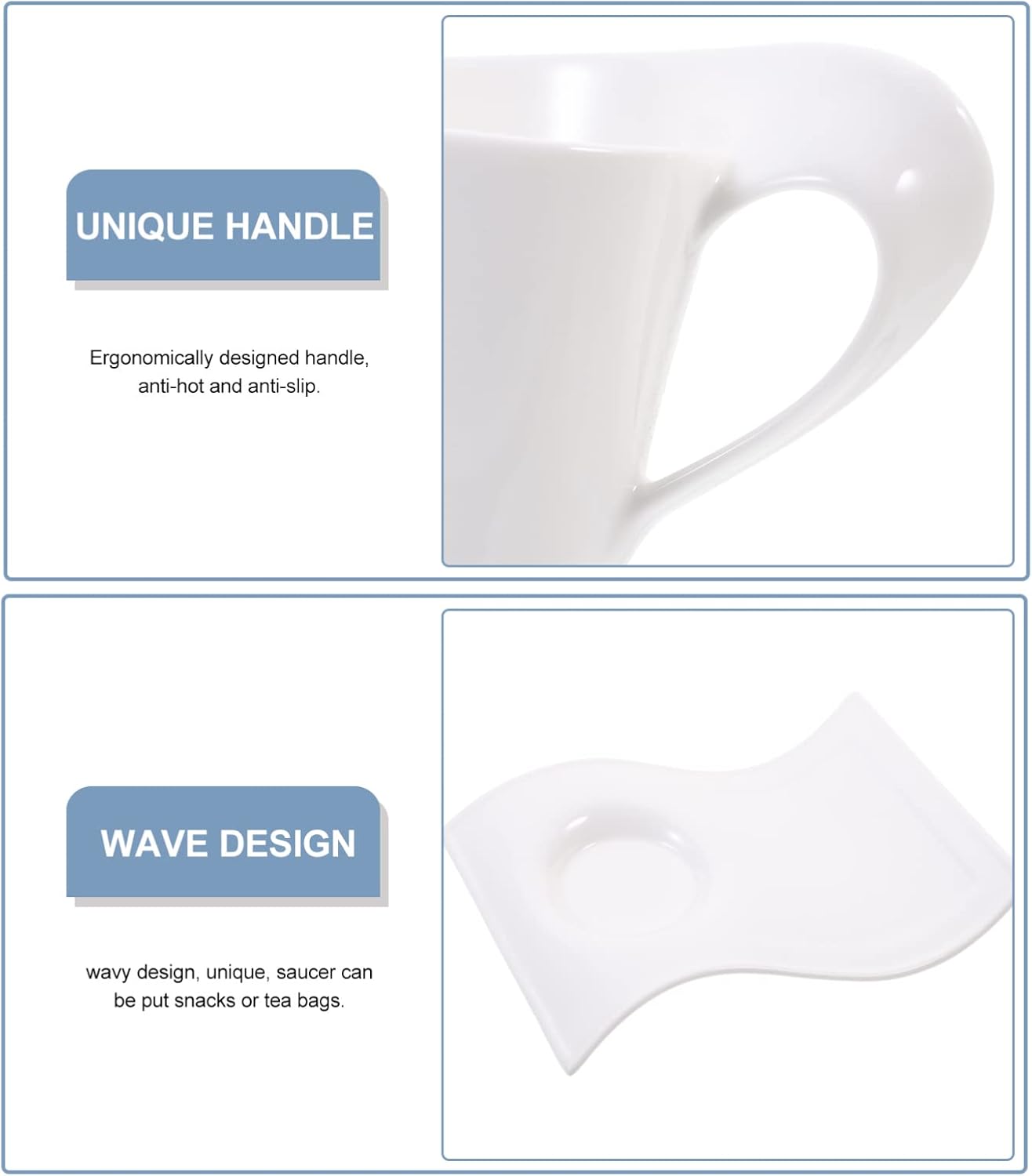 Con Forma Pequeña Caffe Blanco Cerámica Decorativas Tazas De Té Estilo Leche En Forma De Café Cumpleaños Europeo Cappuccino Y Bar Cocina Ml Hogar