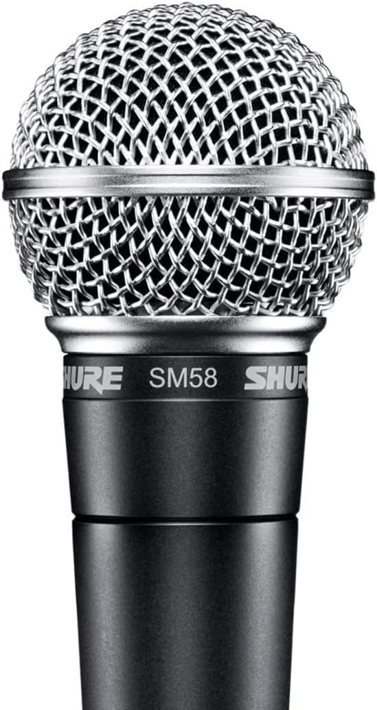 Shure Paquete de micrófono SM58-LC con interfaz digital MVX2U XLR a USB con conector para auriculares, preamplificador integrado con control de